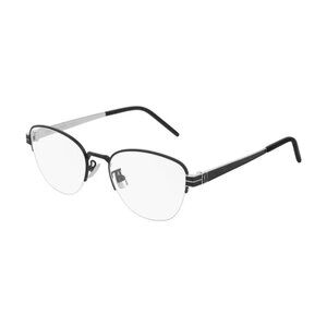 NWT SAINT LAURENT EYEGLASSES BLACK/SILVER
